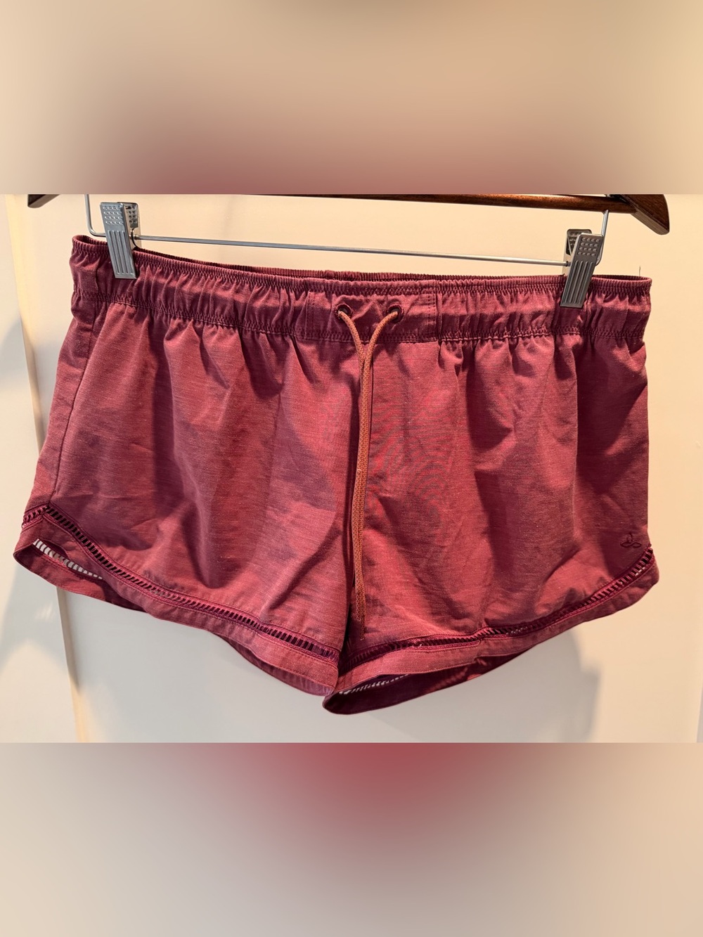 Prana Mauve Elastic Waist Lounge Shorts - W Medium